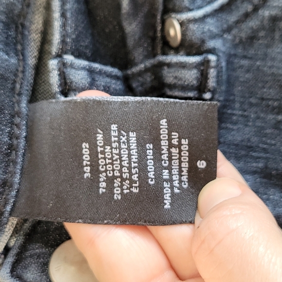 Nygard Blue Dark Wash Classic Cotton-Blend Skinny Jeans Size 6 - Picture 6 of 6